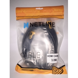 KABEL  HDMI 3M NETLINE